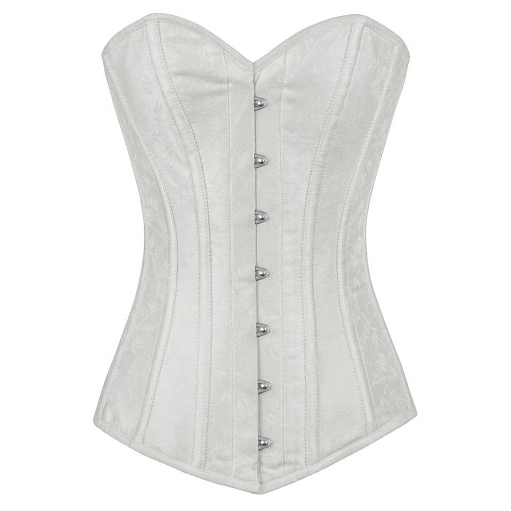 Attitude Corsets - Elodiron Vollbrust Korsett - Weiß